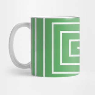 Green Rectangle Mug